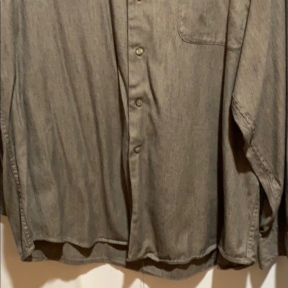 CITY CASUALS@HAGGAR SHIRT TAN SZ XL COTTON - Picture 2 of 5